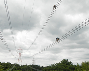 送電保守点検作業